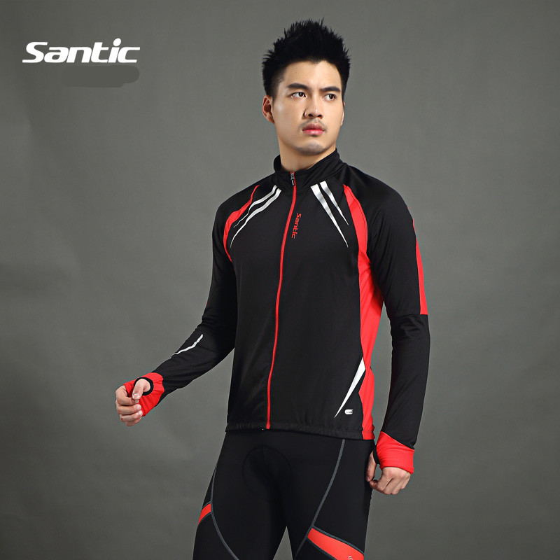 Santic unisex thermal cycling jacket ܿ   Ƿ ǳ  Ʈ  Ʈ mtb bike jersey for me